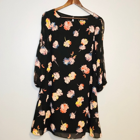 Kensie Dresses & Skirts - Kensie Black Floral Dress